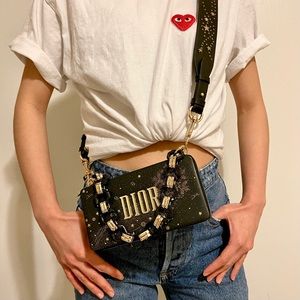 DIY Dior lipstick case into crossbody bag